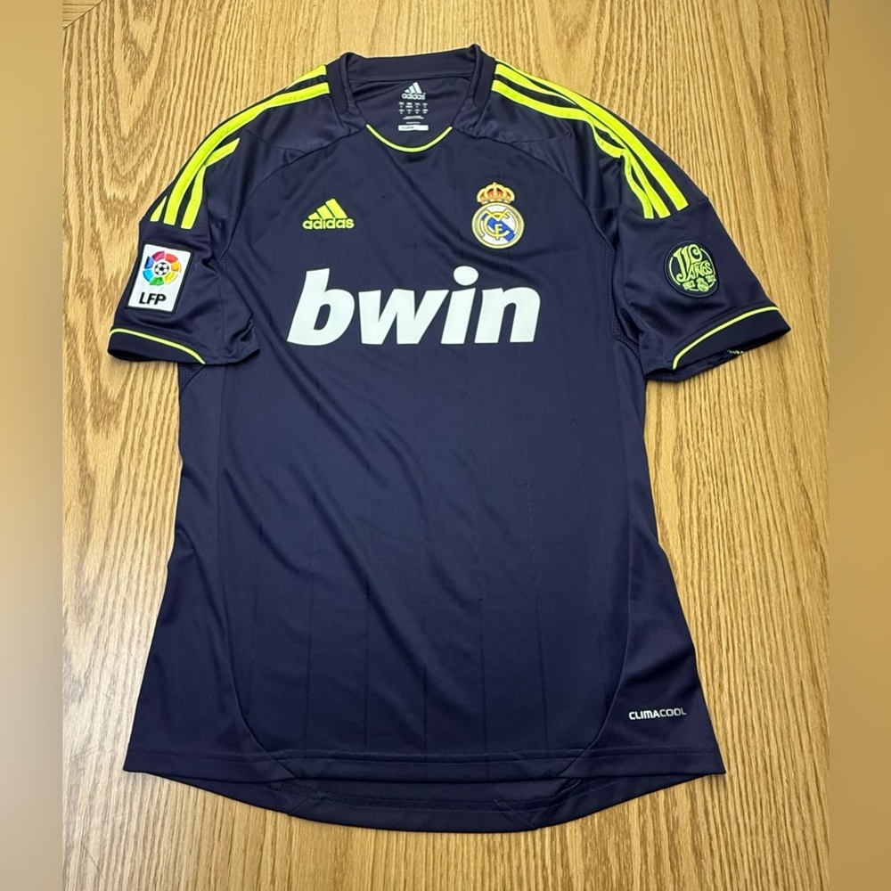 Adidas Black and Yellow Real Madrid Jersey